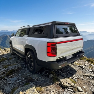 Cubierta Rígida de Aluminio <span class=keywords><strong>para</strong></span> Camioneta, Compatible con Ford Ranger / Toyota Hilux Revo / <span class=keywords><strong>Jeep</strong></span> Gladiator, Impermeable, con Ventanas - Product Image 4