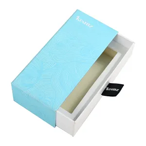 Scatola Regalo reciclable logotipo personalizado caja de cartón de lujo para caja de cajón de reloj con inserto