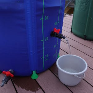 Vườn nhựa lớn nhiệm vụ nặng nề PVC màu xám gấp ráp nước mưa thu hoạch Thùng Tank cho bán - Product Image 4