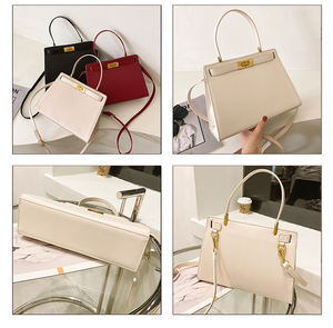 新款纯色单肩包批发奢华女包时尚斜挎包女包 - Product Image 6