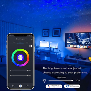 Nanxin Smart Star Projector Moderne Tuya App Control Veilleuse <span class=keywords><strong>LED</strong></span> Ciel Étoilé Lampe de Table Mode Musique pour Bébé Enfants Petite Amie - Product Image 3