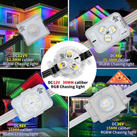 Spot lumineux led coloré à 3 points, éclairage de vacances, luminaire décoratif d'intérieur, populaire, idéal pour la vidéo