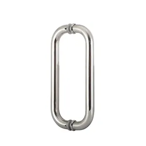 High Quality Double Sided Exterior Pull Handle Stainless Steel Back To Back Pull Glass Shower Door Handle