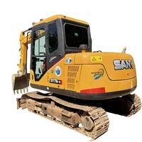 Excavator Crawler Hidrolik Model Baru SANY SY75c sy60C PRO SY35U sy55u sy75c Warna Kuning Hitam Tipe Track