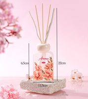 Diffuseur d'arômes d'intérieur de luxe écologique pour la maison, parfum longue durée 2 mois, diffuseur d'encens en rotin pour une air frais et parfumé