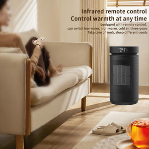 Calentador Eléctrico Portátil PTC con Ventilador, Calefactor de Aire Caliente para Baño y Sala de Estar, 3 Niveles de Temperatura, Control Remoto, Calentador Doméstico - Product Image 4