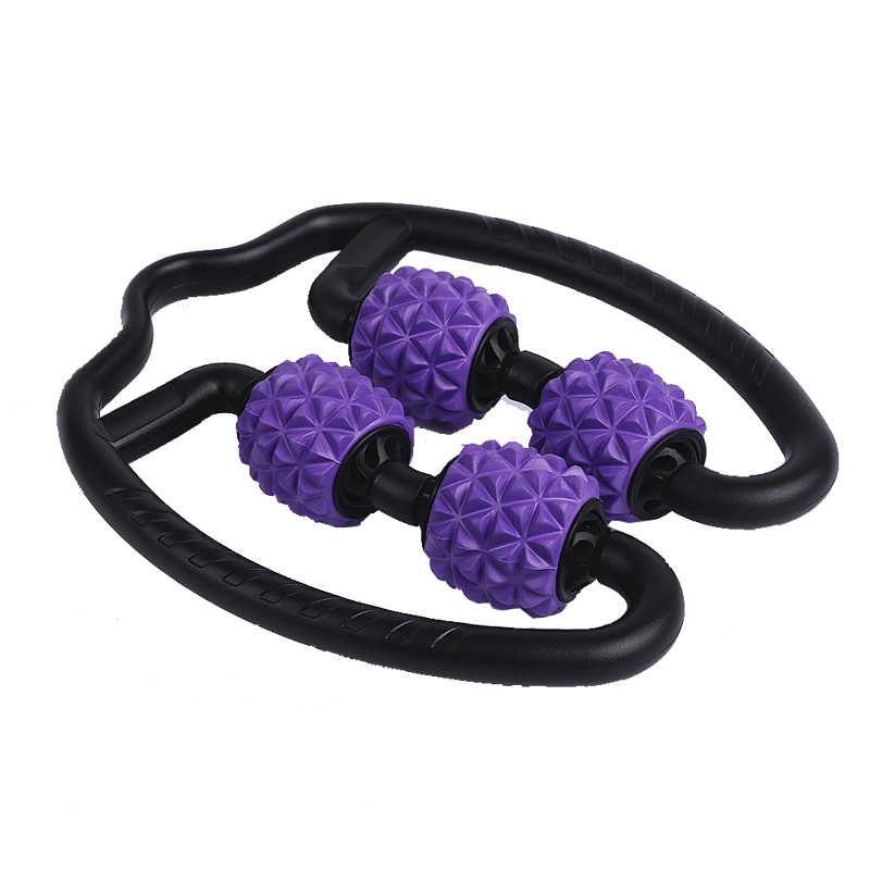 Manuel Double Angle Mousse Rouleau De Muscle Bâton de Massage pour le Soulagement De La Douleur