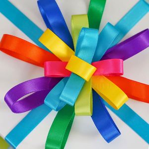 Cinta de Raso para Envolver Regalos, Personalizada al por Mayor, de una Sola Cara, Color Sólido, 100% Poliéster, Ecológica, con Logotipo de Marca Personalizable - Product Image 3