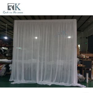 Barres transversales télescopiques pour décoration de mariage, support de rideaux en tube simple - En promotion - Product Image 3