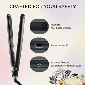 <span class=keywords><strong>Lisseur</strong></span> de cheveux professionnel de style OEM 2 en 1, <span class=keywords><strong>lisseur</strong></span> ionique à air chaud <span class=keywords><strong>avec</strong></span> peigne à air pour boucler - Product Image 2