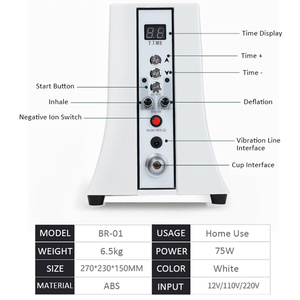 2024 hút chân không hút giác hơi trị liệu vú mông giác mông mở rộng mông nâng chân không Máy trị liệu - Product Image 2