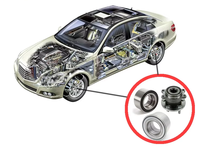 Roulement à billes à contact angulaire à double rangée spécifique à l'automobile 30BD5222DUUM6, 30*52*22mm. 30BG05S2G-2DS DAC3052 Roulement Japonais