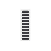 100 pièces/paquet plus long et plus court téléphone universel filet anti-poussière haut-parleur écouteur anti-poussière maille autocollant pour tous les modèles de téléphones mobiles