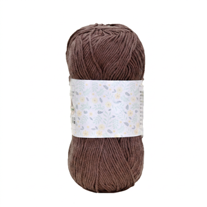 Pelote de fil à tricoter 100% coton pour l'artisanat, matériau durable, doux et respirant, 100g pour vêtements, accessoires de décoration intérieure - Product Image 1