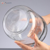 500ml 750ml 1L Bouteille carrée en verre pour huile de cuisson marasca avec couvercle en métal olive pour vodka