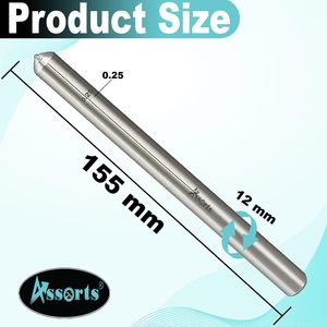 Kssorts Diamond Dresser Single Point Cylindrical 1/2 X 6 Inch 0.25 Carat Metal Bonded Tool Steel Alloy Steel for Grinding Wheels - Product Image 6
