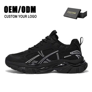 Giày chạy bộ ngoài trời mới, đế êm, đi bộ đường dài, không nhãn hiệu, nhẹ, thoáng khí, đàn hồi dành cho nam - Product Image 1