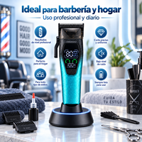 Tondeuse à cheveux rechargeable sans fil pour hommes, 8000 tr/min, en alliage d'aluminium, machine à couper les cheveux