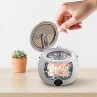 Nettoyeur ultrasonique UV électrique professionnel personnalisé GT-M4 en acier inoxydable pour prothèses dentaires, aligneurs, gouttières et appareils dentaires