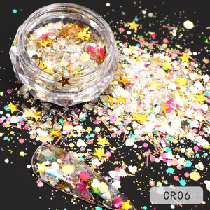 Design Nail Supplies Candy Color Glitter Nail <strong>Sequins</strong> 3D Holographic <strong>Sequins</strong> Decoration Nail <strong>Art</strong> - Product Image 4