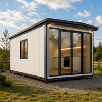 Unité de maison mobile et îlot de cuisine moderne pour cantine du personnel