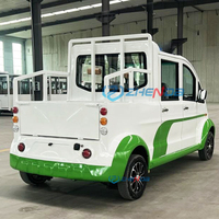 Voiture de patrouille électrique personnalisée bicolore avec moteur AC 4KW, garantie 1 an, 30 km/h, contrôleur ENPOWER, pour sites touristiques et terrains de golf