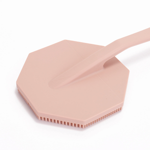 Cepillo de silicona de marca privada para espalda, con mango largo, para ducha, exfoliante y masajeador corporal - Product Image 4