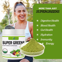 Poudre de super-aliments Ausreson Nutrition Super Greens, biologique, 100% pure, pour les enzymes digestives