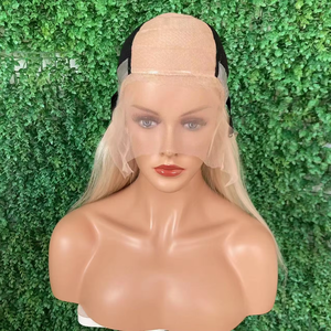 Perruque frontale en dentelle sans colle, base en silicone, mono, pour femmes juives, en cheveux humains, vente en gros - Product Image 1