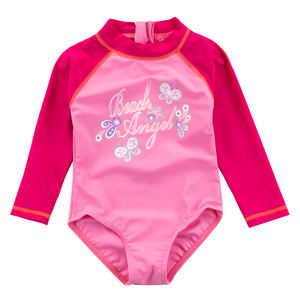 Nuevo Traje de Baño para Bebés y Niñas de Secado Rápido con Manga Larga y Cierre, Ropa de Natación para Niños UPF50, Bikini para Bebé de Verano - Product Image 6