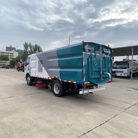 Camion de lavage de voirie haute pression et balayeuse routière avec réservoir d'eau de 5000L et réservoir d'aspiration des eaux usées de 5000L, fabriqué en Chine