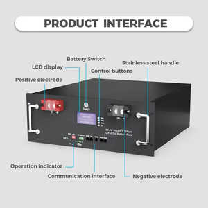 New Arrival OEM Cabinet Type Lifepo4 Energy Storage <b>Battery</b> 51.2V 48V 5KWH <b>Lithium</b> Ion Solar <b>Battery</b> <b>100ah</b> Capacity 10KWH Split - Product Image 2