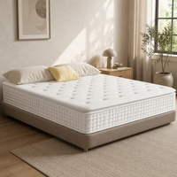 Matelas à ressorts ensachés compressé en rouleau, personnalisé pour la maison, la chambre et l'hôtel