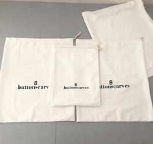 Iso9001 & <span class=keywords><strong>BSCI</strong></span> kích thước tùy chỉnh sinh thái thân thiện tái chế giày & quần áo vải bông dây rút túi bụi với logo - Product Image 3