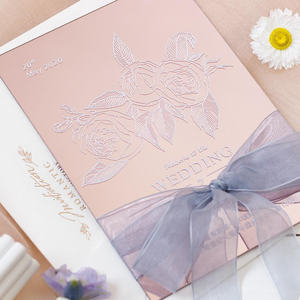 Miroir en <span class=keywords><strong>plexiglas</strong></span> transparent traitant des invitations en acrylique pour les mariages et les événements d'affaires Décorations de <span class=keywords><strong>mariage</strong></span> élégantes - Product Image 3