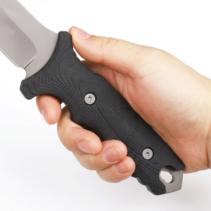 Cuchillo Bowie OEM de Acero Inoxidable con Mango de Plástico, Punta Recta, para Acampar al Aire Libre, Grosor de 3.9mm, para Corte - Product Image 5