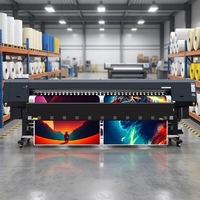 Impresora Industrial de Solvente Allprint Certificada de 3.2m (10 pies) con Cabezal I3200 para Fábrica de Pancartas Publicitarias OEM