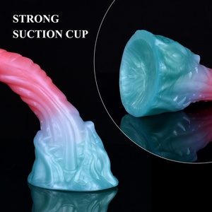 Thick Dragon <b>Dildo</b> With Sucker Silicone Large Girth Anal Plug Penis G-spot Stimulate Prostate Massage Sex Toys - Product Image 5