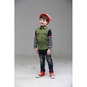 Pantalones Vaqueros Rotos Estilo Casual para Niños 2016, Ropa Infantil al por Mayor - Product Image 2