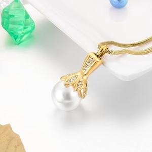 Collana con Ciondolo Urna <span class=keywords><strong>in</strong></span> Acciaio Inossidabile per Ceneri di Animali Domestici, Gioiello Commemorativo Elegante e Personalizzato - Product Image 2