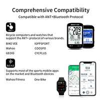 Sensor de Velocidad y Cadencia Impermeable IP67, Interruptor de Modo Dual, 2 en 1, ANT+, Solo 9g, Batería de 500H