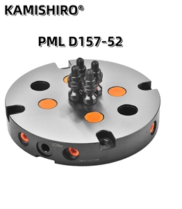 Système de serrage à point zéro PML D157-52 Kamishiro 4ème axe pour l'usinage CNC 5 <span class=keywords><strong>axes</strong></span>, table rotative, point zéro rapide Lang - Product Image 3
