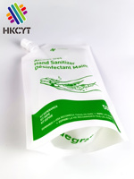 Sac d'emballage, étui en plastique, forme spéciale, pour jus de boisson douce et jus de fruits, pochette à bec debout, 1cm 50ml 100ml 500ml