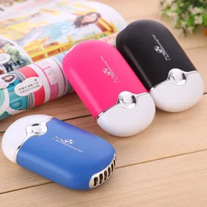 2024 Portable sans feuilles Usb Mini ventilateur refroidisseur d'air Oem peint couleur Rechargeable portable ventilateur sans lame cils