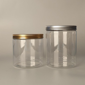 Transparent 65mm PET <strong>Plastic</strong> 350ml <strong>Jar</strong> for Food for <strong>Sweet</strong> Fruit Flavor Snacks Vitamin Candy Cookie &amp; Lotion Packaging - Product Image 4