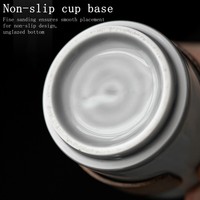 Tasse à Café et Thé Vintage Classique en Céramique, Mug Latte en Céramique Grise Glaçurée avec Anneau Isolant en Bambou, Mug à Café Cadeau d'Affaires