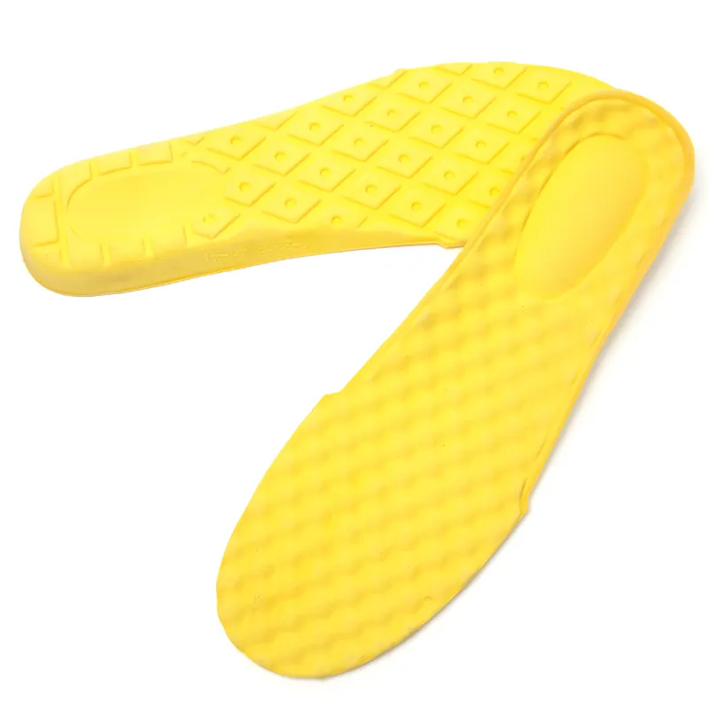 Plantillas de látex de fábrica personalizadas al por mayor plantillas de fascitis plantar de alta elasticidad con absorción de impacto 4d para calzado deportivo