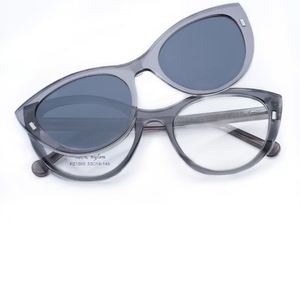 Nuevas Gafas <span class=keywords><strong>de</strong></span> Sol Magnéticas con Clip, Estilo <span class=keywords><strong>Ojo</strong></span> <span class=keywords><strong>de</strong></span> Gato, Polarizadas, con Bloqueo UV y Anti Luz Azul, Modelo PZ1005-2 - Product Image 5