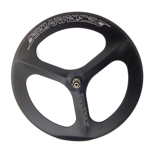 Juego de <span class=keywords><strong>ruedas</strong></span> de tres radios de <span class=keywords><strong>carbono</strong></span> para cubierta <span class=keywords><strong>tubular</strong></span> de 23mm de ancho, 70mm de profundidad, 6 pernos, freno de <span class=keywords><strong>disco</strong></span>, <span class=keywords><strong>ruedas</strong></span> de carretera delanteras M12 100mm 142mm UD mate - Product Image 1