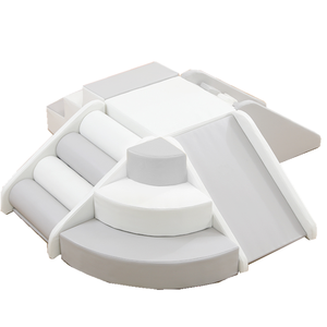 <span class=keywords><strong>Meilleur</strong></span> ensemble de jeux doux pour bébé, aire de jeux pour tout-petits à domicile, aire de jeux intérieure, fosse à balles, antibactérien, non toxique, jeux doux rose et blanc - Product Image 1